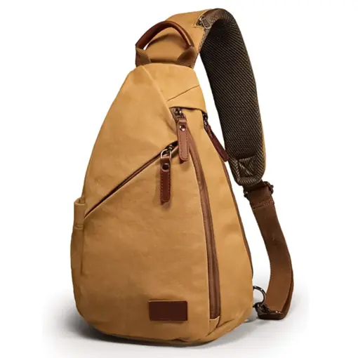 B1052 XINCADA Crossbody Canvas Sling Bag for Outdoor Adventures